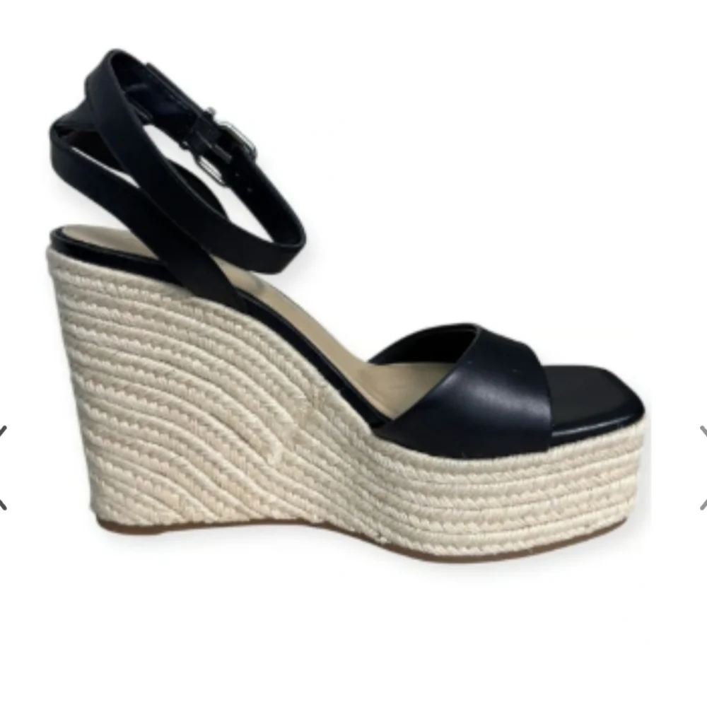 Black Espadrille Wedge Sandals - Classic Women’s Summer Wedges